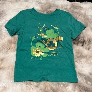 Cat & Jack St.Pattys Day with Musical Frog Print